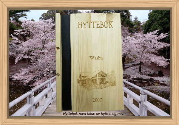 Hyttebok med bilde